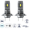GloboStar 7S H7 Kit ������� �������� ����������� & ������������ 3rd Generation Can-Bus Extreme Series Led 7035 Smd 40W 7200lm Dc 13.5-15V ��������� IP68 ����� ����� 6000K - (85649)