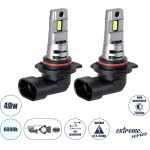 GloboStar 7S HIR2 9012 Kit ������� �������� ����������� & ������������ 3rd Generation Can-Bus Extreme Series Led 7035 Smd 40W 7200lm Dc 13.5-15V ��������� IP68 ����� ����� 6000K - (85657)