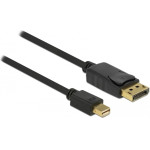 DeLock ������� Displayport �� Displayport Mini 4K/60Hz, 2m, ����� - (82438)