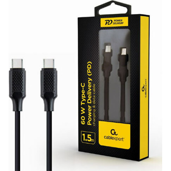 Cablexpert Usb TYPE-C To TYPE-C 60W 1.5M - (CC-USB2-CMCM60-1.5M)