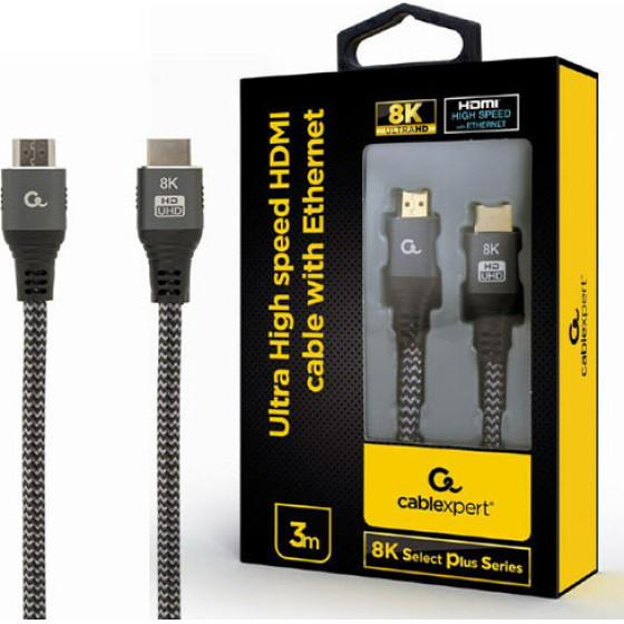 Cablexpert Ultra High Speed Hdmi CABLE,8K Select Plus Series 3M - (CCB-HDMI8K-3M)