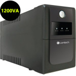 Lamtech Ups With Avr 1200V ,Cpu 2x12V7AH,PLASTIC,USB,4 Schuko Socket - (LAM040549)