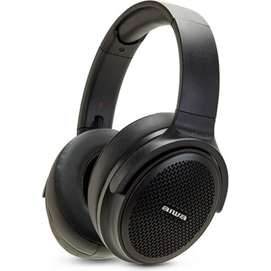 AIWA Acoustic Isolation Wireless Stereo Headphones Black - (HST-250BT/BK)