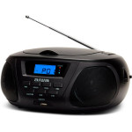 AIWA Bluetooth Boombox CD/MP3 Black - (BBTU-300BKMKII)