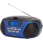 AIWA Bluetooth Boombox CD/MP3 Blue - (BBTU-300BL)
