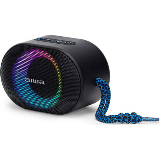 AIWA Bluetooth Speaker With Rgb Multi Lighting Rms 10W Blue - (BST-330BL)