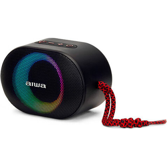 AIWA Bluetooth Speaker With Rgb Multi Lighting Rms 10W Red - (BST-330RD)
