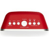 AIWA Dual Alarm Clock Radio With 2 Charging Usb Ports Red - (CRU-19RD)