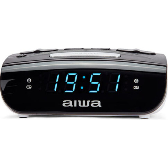 AIWA Dual Alarm Clock With AM/Fm Pll Radio - (CR-15)