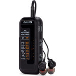 AIWA Mini Pocket Radio With Earphones Black - (R-22BK)