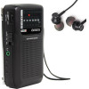 AIWA Pocket Radio With Earphones Black - (RS-33)