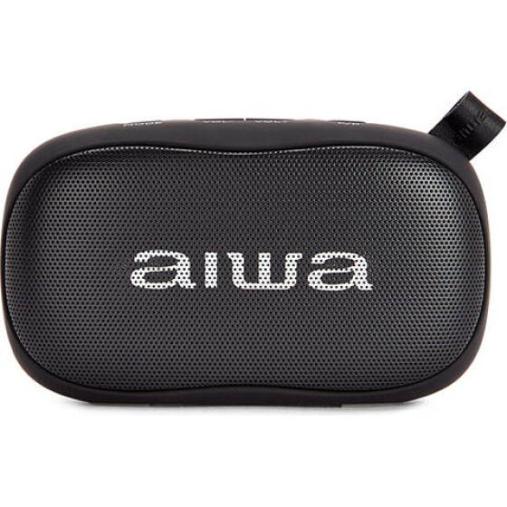 AIWA Portable Bluetooth Speaker Rms 10W Black - (BS-110BK)