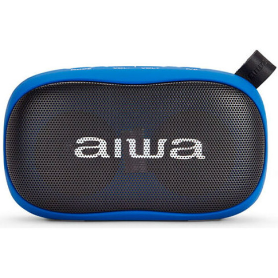 AIWA Portable Bluetooth Speaker Rms 10W Blue - (BS-110BL)
