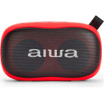 AIWA Portable Bluetooth Speaker Rms 10W Red - (BS-110RD)