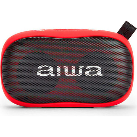 AIWA Portable Bluetooth Speaker Rms 10W Red - (BS-110RD)