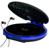 AIWA Portable Cd Player With Earphones Blue - (PCD-810BL)
