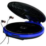 AIWA Portable Cd Player With Earphones Blue - (PCD-810BL)