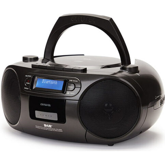 AIWA Portable CD/MP3 Player With DAB+ Black - (BBTC-660DAB/BK)