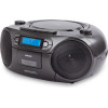 AIWA Portable CD/MP3/USB/TAPE/Bt With Fm Pll Radio Black - (BBTC-550BK)