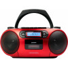 AIWA Portable CD/MP3/USB/TAPE/Bt With Fm Pll Radio Red - (BBTC-550RD)