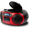 AIWA Portable CD/MP3/USB/TAPE/Bt With Fm Pll Radio Red - (BBTC-550RD)