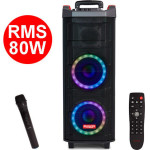 AIWA Portable Tws Trolley Party Speaker Rgb Lighting Rms 80W - (KBTUS-608)