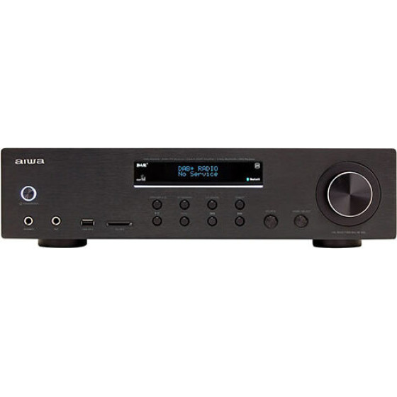 AIWA Stereo Amplifier Bt With DAB+/Fm Rms 200W Black - (AMR-200DAB/BK)