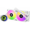 Lian Li Galahad II Trinity 240 White - AIO GPU Liquid Cooler with ARGB Fans - (G89.GA2T24W.00)