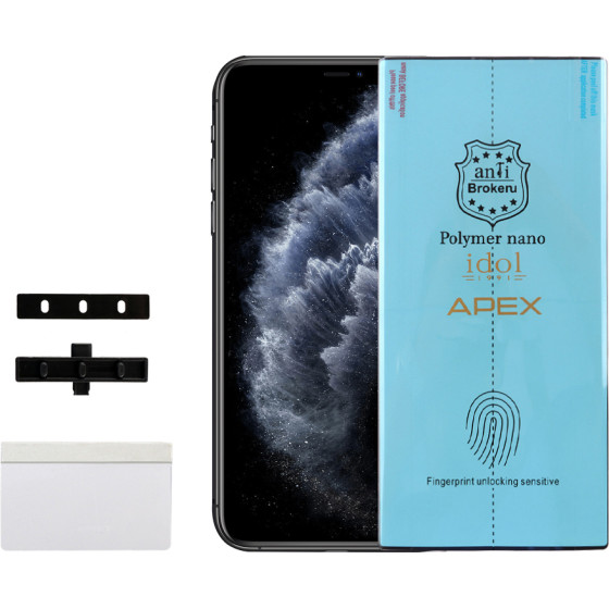 Idol 1991 Apex Polymer Nanotech Film Iphone 11 Pro MAX/Xs Max 6.5'' Full Cover With Installation KIT - (5205308322860)