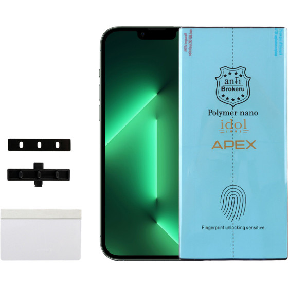 Idol 1991 Apex Polymer Nanotech Film Iphone 14 Pro / Iphone 14 6.1'' Full Cover With Installation KIT - (5205308322945)