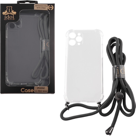 Idol 1991 ���� Iphone 11 Pro Max 6.5'' Antishock Air Tpu With Strap Full Camera Protection ������� - (5205308316197)