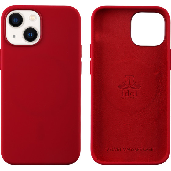 Idol 1991 ���� Iphone 13 6.1'' Velvet Magsafe Tpu Camera Guard RED - (5205308315213)