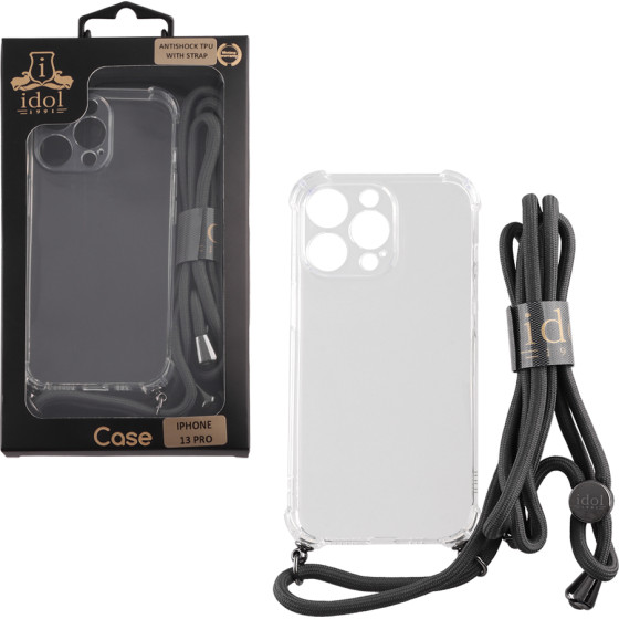 Idol 1991 ���� Iphone 13 Pro 6.1'' Antishock Air Tpu With Strap Full Camera Protection ������� - (5205308314292)