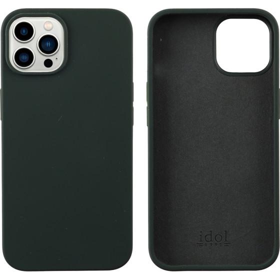 Idol 1991 ���� Iphone 14 6.1'' Velvet Elite Tpu 4 Side Camera Guard Dark GREEN - (5205308317309)