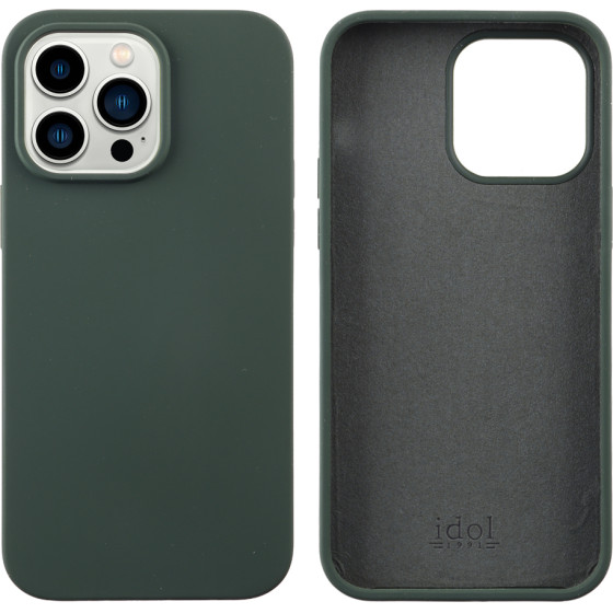 Idol 1991 ���� Iphone 14 Pro Max 6.7'' Velvet Elite Tpu 4 Side Camera Guard Dark GREEN - (5205308317453)