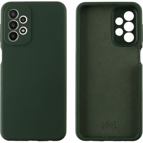 Idol 1991 ���� Samsung A23 4G A235/A23 5G A236 6.6'' Velvet Elite Tpu 4 Side Full Camera Protection Dark GREEN - (5205308326318)