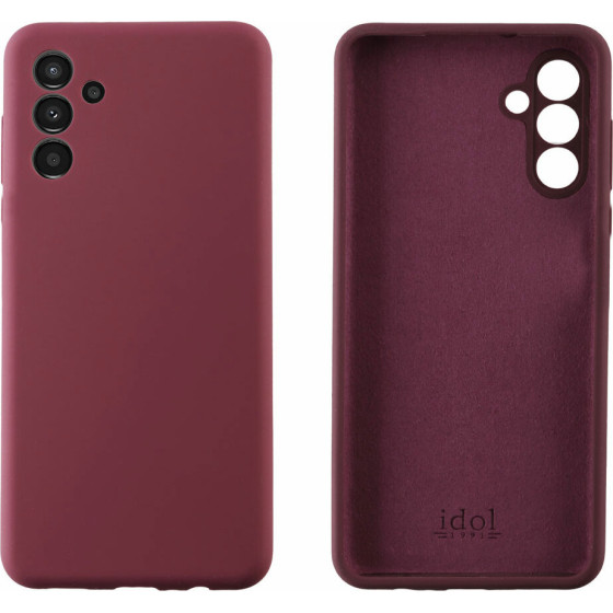 Idol 1991 ���� Samsung A34 5G A346 6.6'' Velvet Elite Tpu 4 Side Full Camera Protection BURGUNDY - (5205308329326)