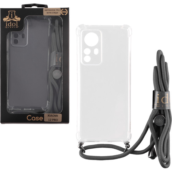 Idol 1991 ���� Xiaomi 12 Pro 6.73'' Antishock Air Tpu With Strap Full Camera Protection ������� - (5205308314636)