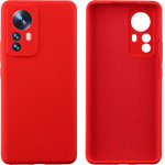 Idol 1991 ���� Xiaomi 12 Pro 6.73'' Velvet Elite Tpu 4 Side Full Camera Protection RED - (5205308315060)