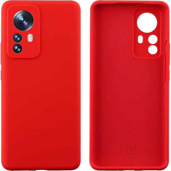 Idol 1991 ���� Xiaomi 12 Pro 6.73'' Velvet Elite Tpu 4 Side Full Camera Protection RED - (5205308315060)