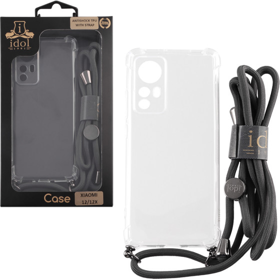 Idol 1991 ���� Xiaomi 12/12X 6.28'' Antishock Air Tpu With Strap Full Camera Protection ������� - (5205308314629)
