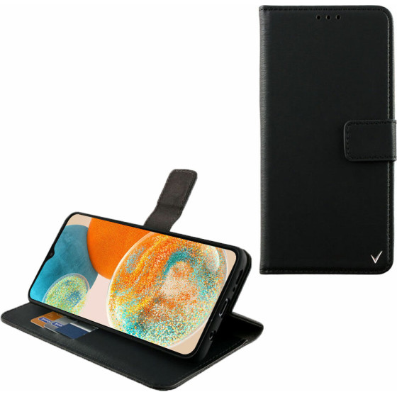 VOLTE-Tel ���� Samsung A23 4G A235/A23 5G A236 6.6'' Allure Magnet Book Stand Clip Camera Guard BLACK - (5205308325533)