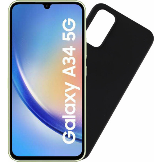Volte-Tel ���� Samsung A34 5G A346 6.6'' Silicon Tpu Camera Guard BLACK - (5205308328145)