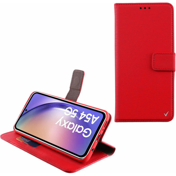 Volte-Tel ���� Samsung A54 5G A546 6.4'' Allure Magnet Book Stand Clip RED - (5205308330735)