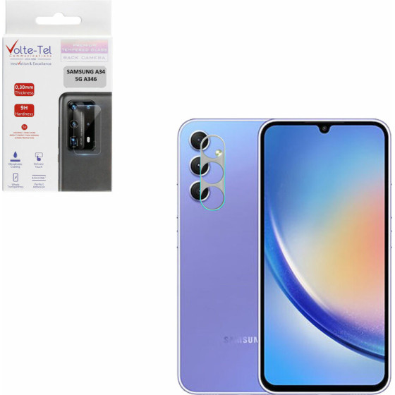 Volte-Tel Tempered Glass Samsung A34 5G A346 6.6'' 9H 0.30mm For CAMERA - (5205308329005)