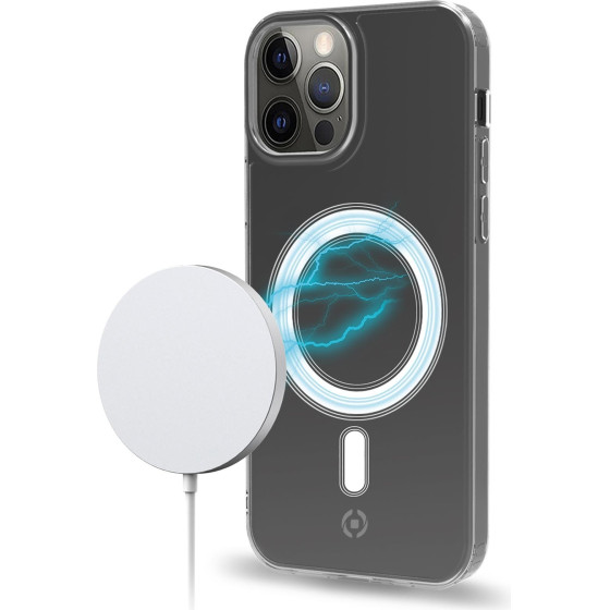 Celly ���� GELSKINMAG iPhone 12/12 Pro ������� ��� ��������� ��������� MAGCHARGE 10W ������ - (MAGKIT)