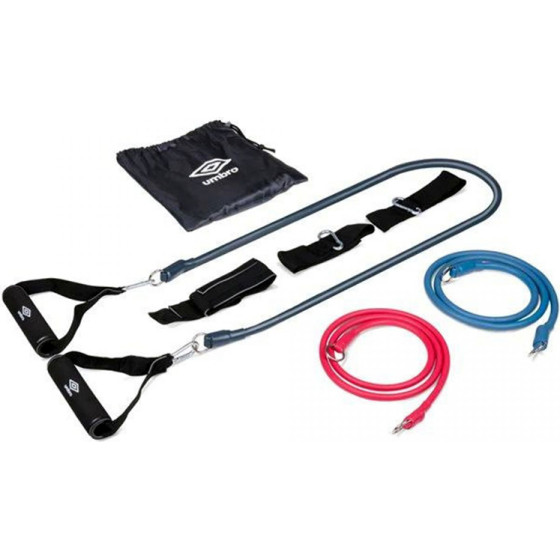 Umbro Gymtube Resistance Bands Set 9pCs Multicolour - (26918)