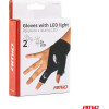 AMiO ������ ������ ��� 2 ������� �� 2 Led �������� ��������� �� ����� ����� �mio - 2 TEM. - (03107)