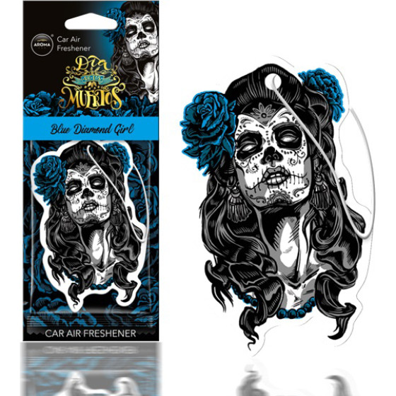 AMiO ��������� �������� Aroma Car Muertos Blue Diamont Girl �mio - 1 TEM. - (A10820)