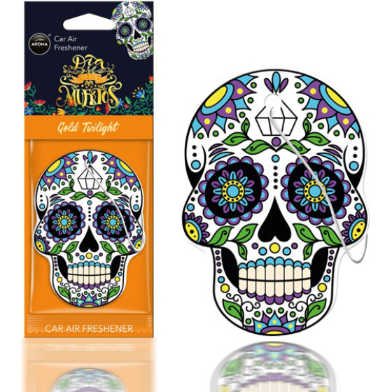 AMiO ��������� �������� Aroma Car Muertos Gold Tattoo �mio - 1 TEM. - (A83117)